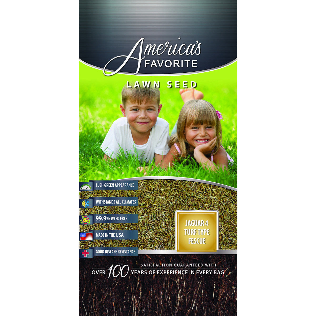 jaguar herbicide Prince Americas Favorite Gold Jaguar 4G Tall Fescue Seed MP40 - St. Peters,  MO