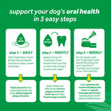 TropiClean Fresh Breath No Brushing Clean Teeth Dental & Oral Care Gel for Dogs