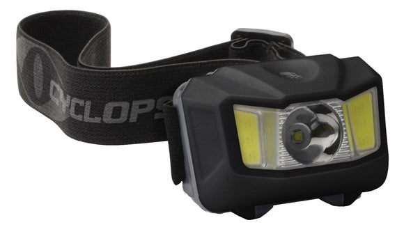 Cyclops CYCHL250 Hero Headlamp 250/25 Lumens AAA (3) Black