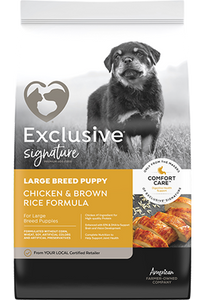 Exclusive® Signature® Large Breed Puppy Chicken & Brown Rice Formula