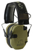 Walkers GWPRSEMPAT Razor Patriot Polymer 23 dB Over the Head OD Green Cups w/Black Band & Flag Electronic Muff