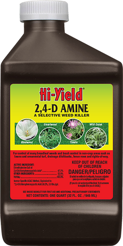 instant kill herbicide Hi-Yield 2, 4-D AMINE A SELECTIVE WEED KILLER - St. Peters, MO