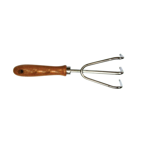 Seymour Midwest Hand Cultivator, Chrome Plated Head, Wood Handle