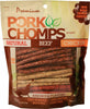 Premium Pork Chomps Oven Roasted Crunchy & Munchy Assorted Dog Treats
