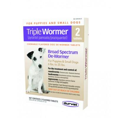 Durvet Triple Wormer For Puppies & Small Dogs