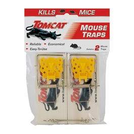 2-Pack Wooden Mouse Traps