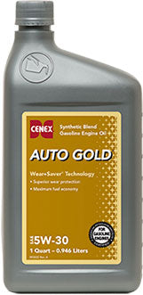 CHS Cenex Auto Gold Synthetic Blend Gasoline Engine Oil