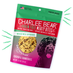 Charlee Bear Grain Free Meaty Bites Chicken & Cranberries