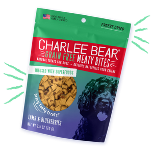 Charlee Bear Grain Free Meaty Bites Lamb & Blueberries
