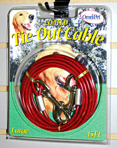 Leather Brothers Heavy Duty Tie-Out Cables 30 ft.