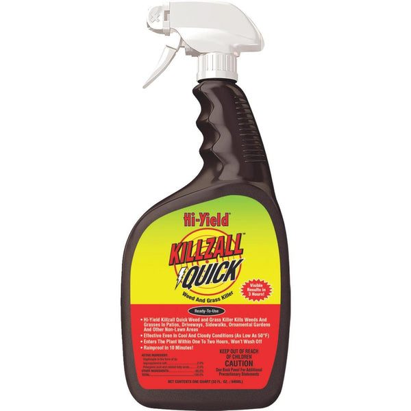 hi-yield grass killer post-emergent herbicide Hi-Yield Killzall Quick 32 Oz. Ready To Use Trigger Spray Weed & Grass Killer - St. Peters, MO