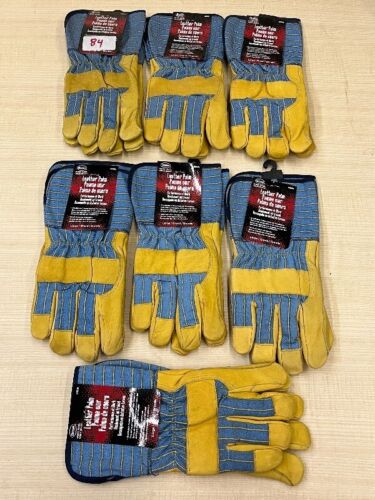 Boss Gloves Leather Palm Work Gloves Large